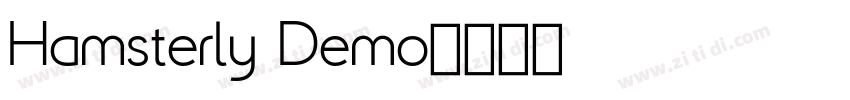 Hamsterly Demo字体转换